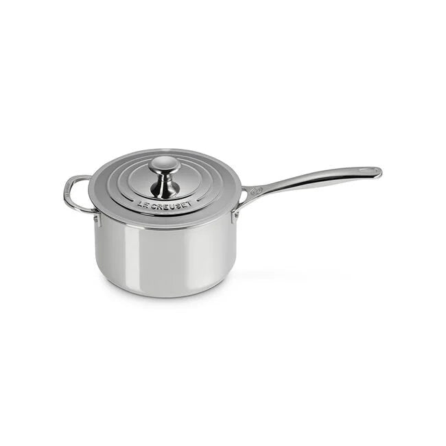 Le Creuset Stainless Steel Saucepan 4 qt