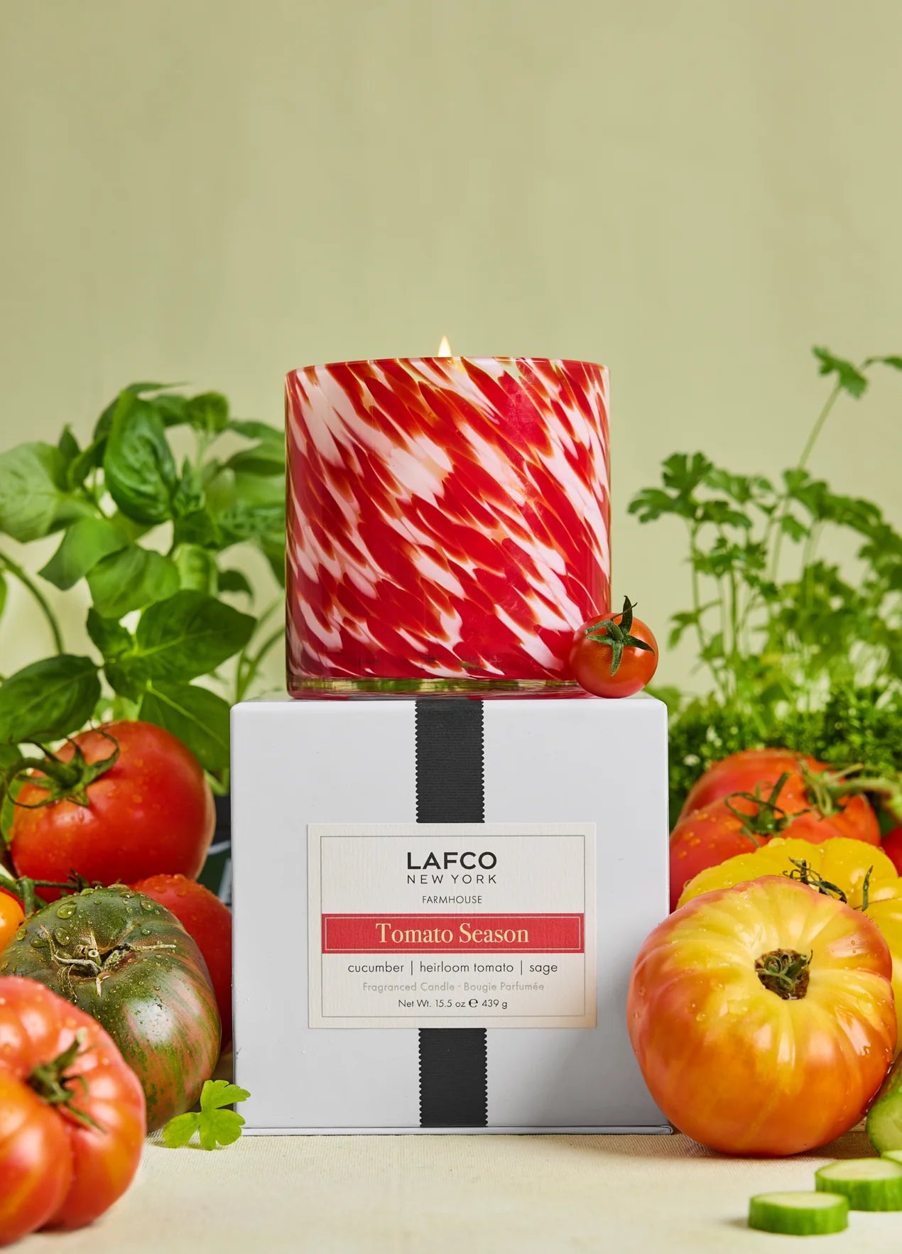 LAFCO Tomato Season Signature Candle -15.5 oz