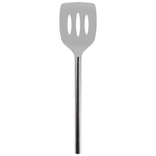 Silicone Slotted Turner Oyster Gray - Marcel’s Culinary Experience