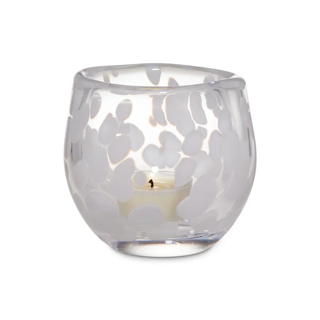 Simon Pearce Burlington Snowfall Tealight - Marcel’s Culinary Experience