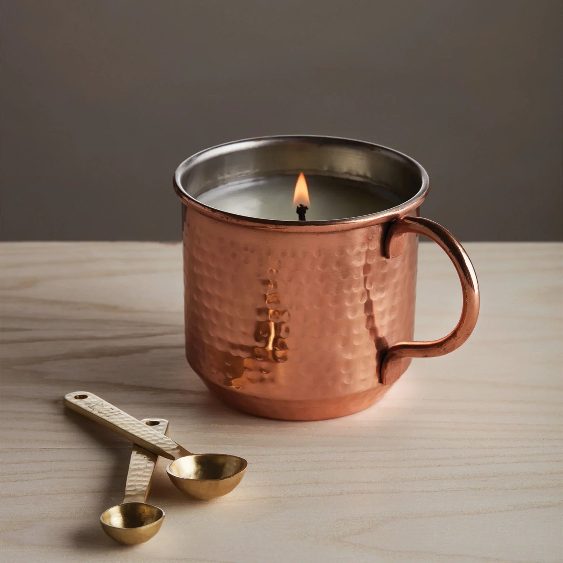 Thymes Simmered Cider Copper Cup Candle 10oz - Marcel’s Culinary Experience