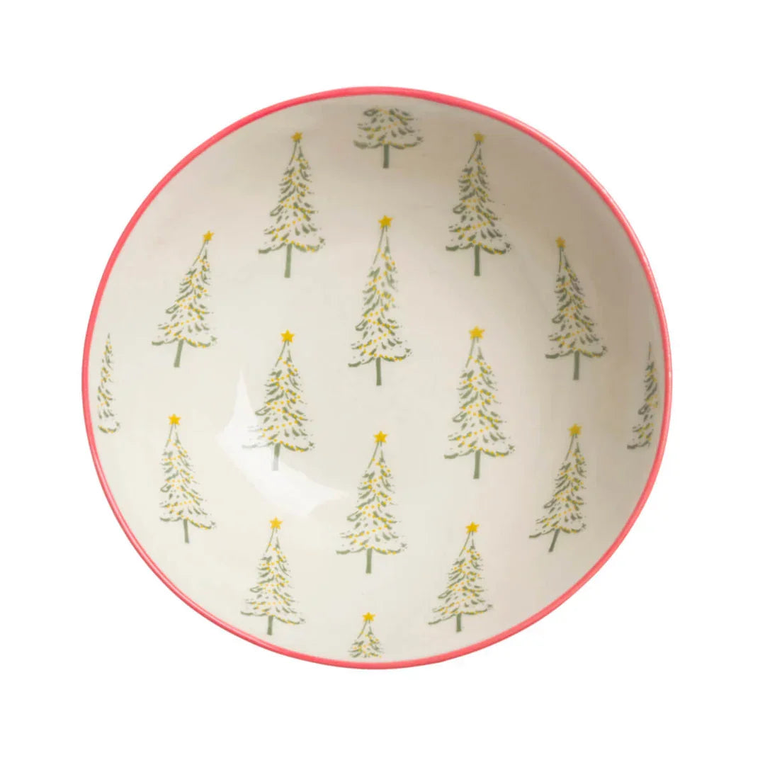 Christmas Trees Stoneware Nibbles Bowl - Marcel’s Culinary Experience