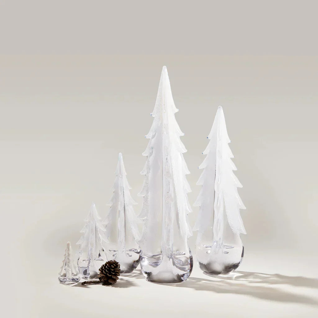 Simon Pearce Snowy Branches Evergreen 20"