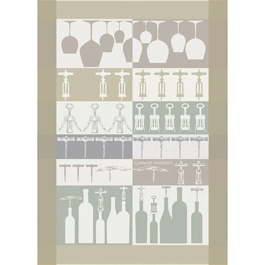 Garnier-Thiebaut Sommelier Beige Kitchen Towel