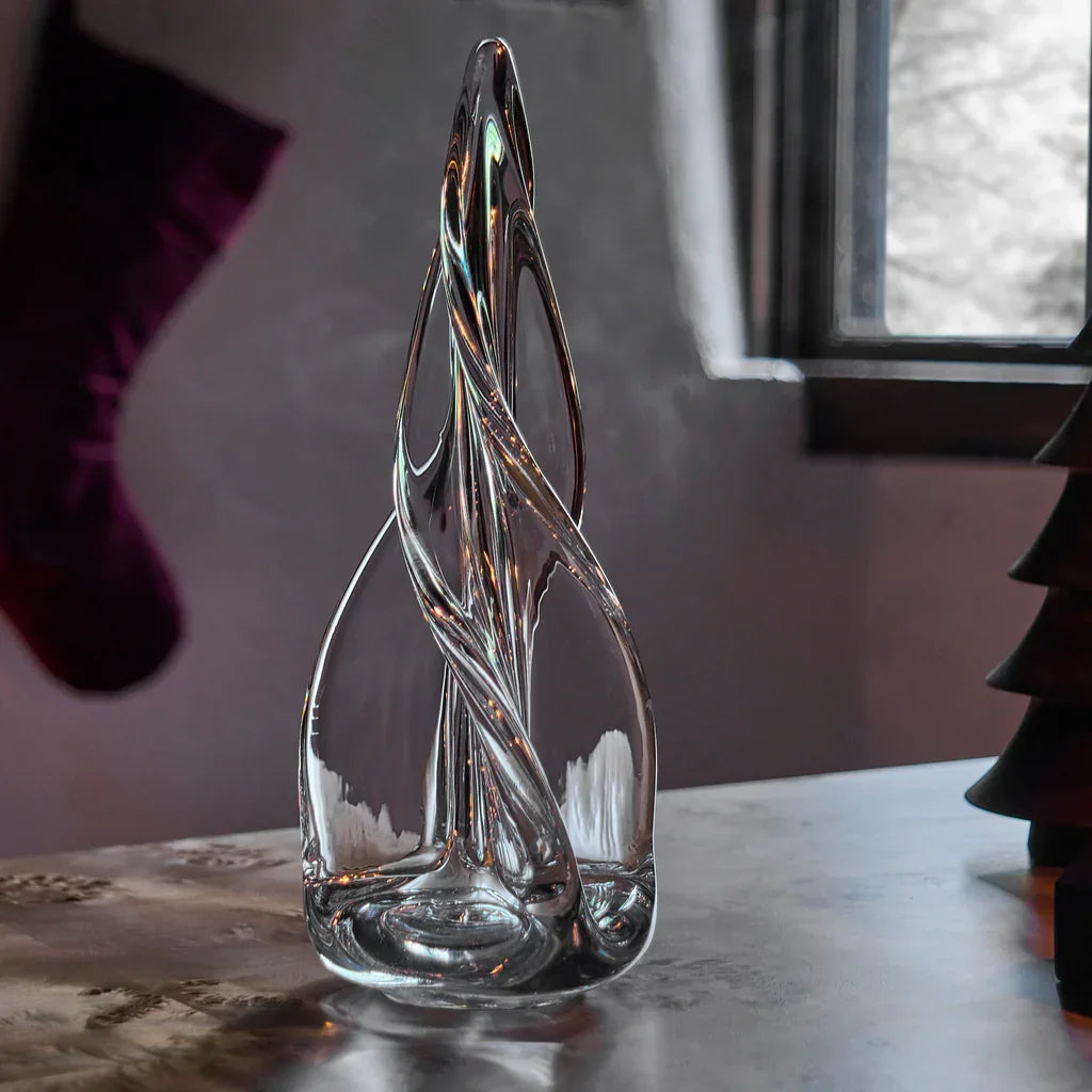 Simon Pearce Spiral Four Sided Evergreen, 12 inch - Marcel’s Culinary Experience