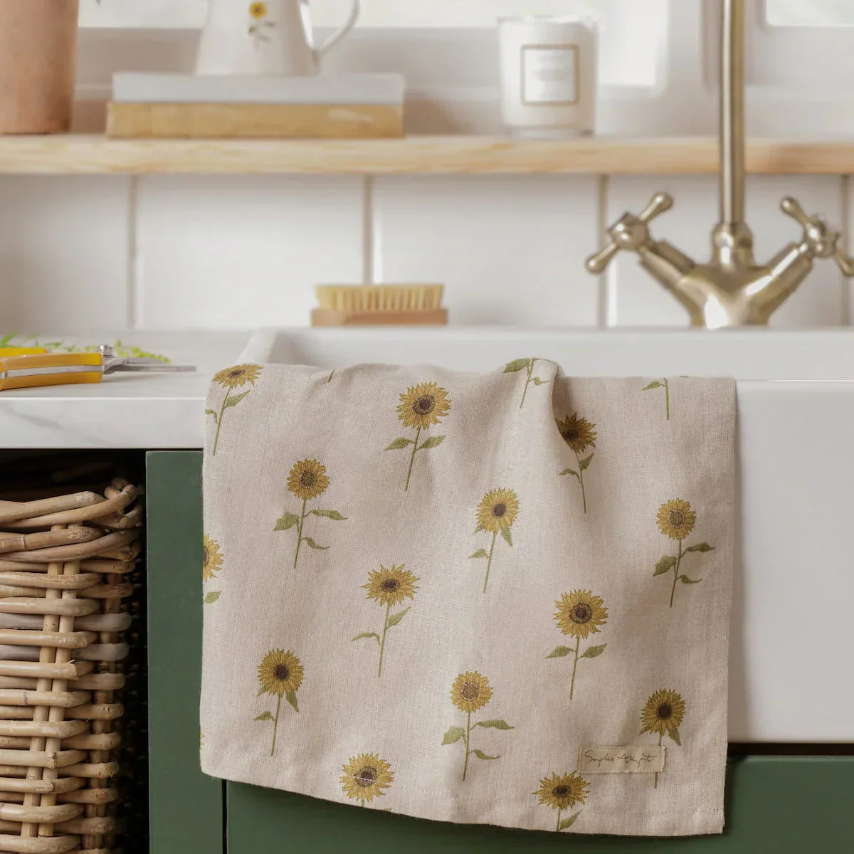 Sophie Allport Sunflower Linen Tea Towel - Marcel’s Culinary Experience