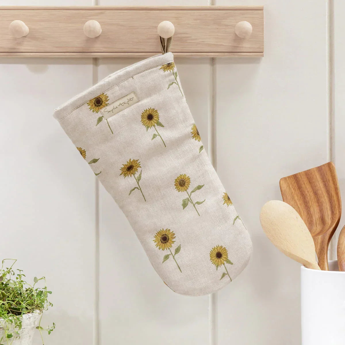 Sophie Allport Sunflower Linen Oven Mitt - Marcel’s Culinary Experience