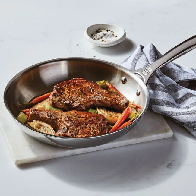 Le Creuset Stainless Steel Fry Pan 10" - Marcel’s Culinary Experience