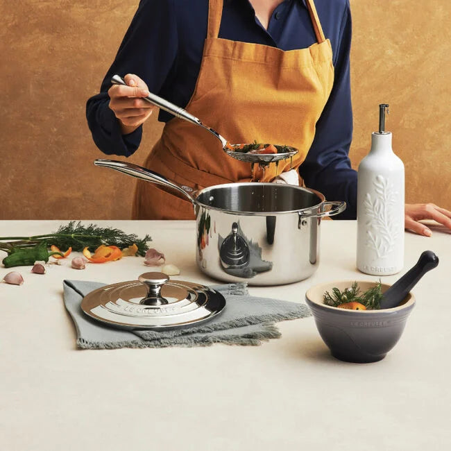 Le Creuset Stainless Steel Saucepan 4 qt