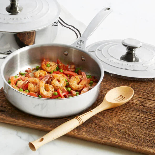 Le Creuset Stainless Steel Saute Pan 3 qt – Marcel's Culinary