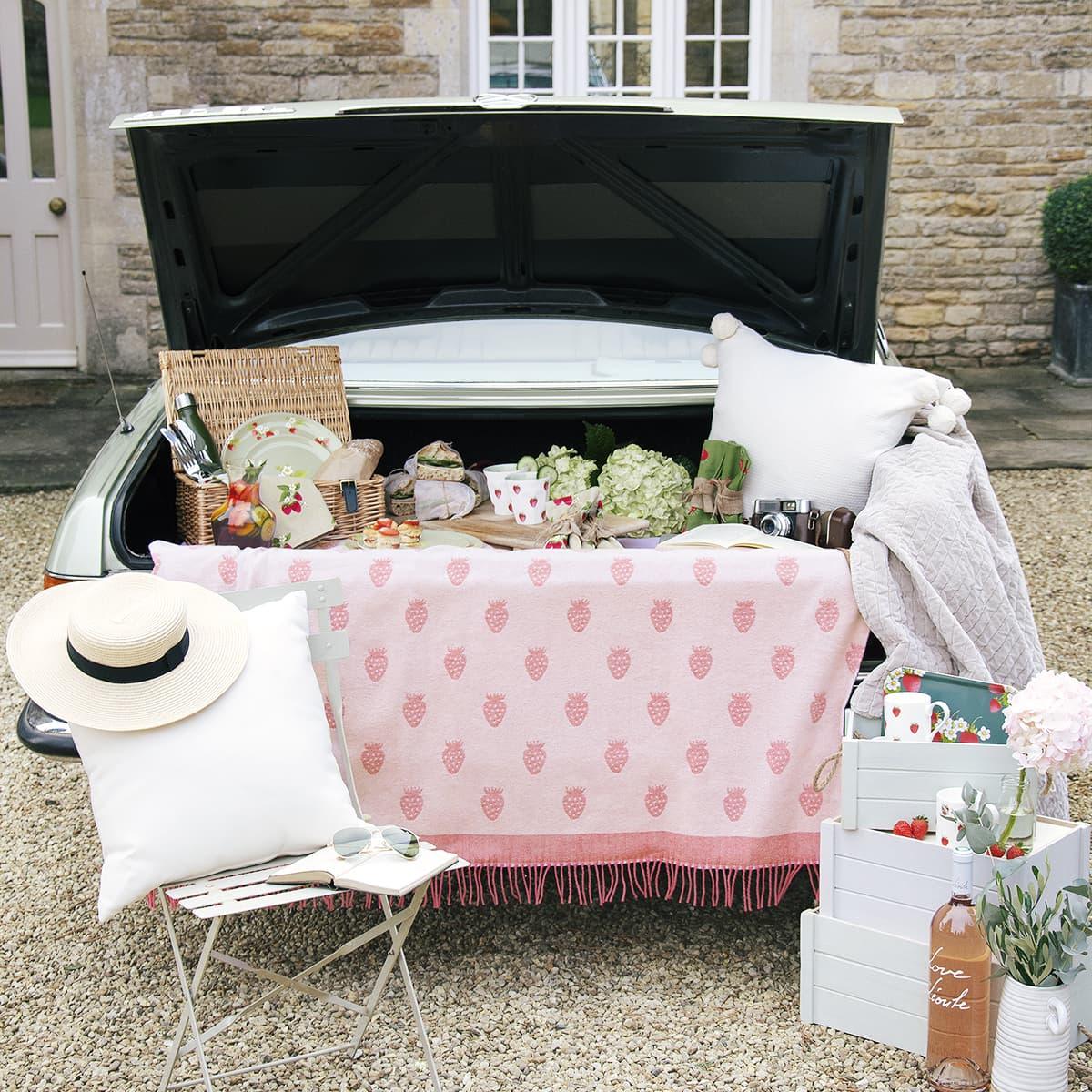 Sophie Allport Strawberries Melamine Side Plate - Marcel’s Culinary Experience