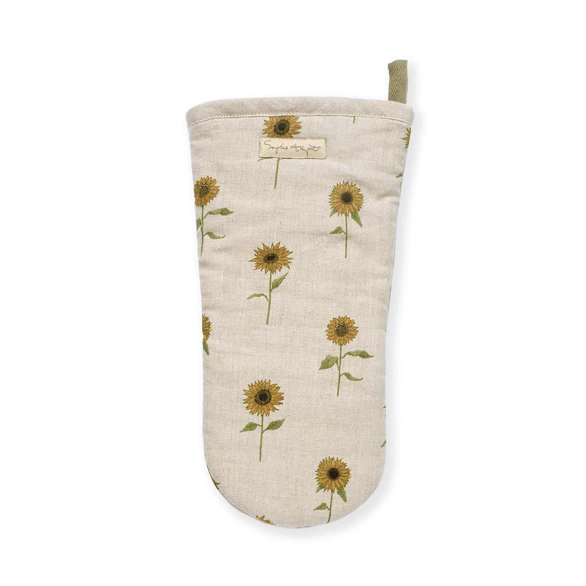 Sophie Allport Sunflower Linen Oven Mitt - Marcel’s Culinary Experience