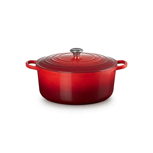 Le Creuset Signature Round Dutch Oven 13.25 qt - Cerise