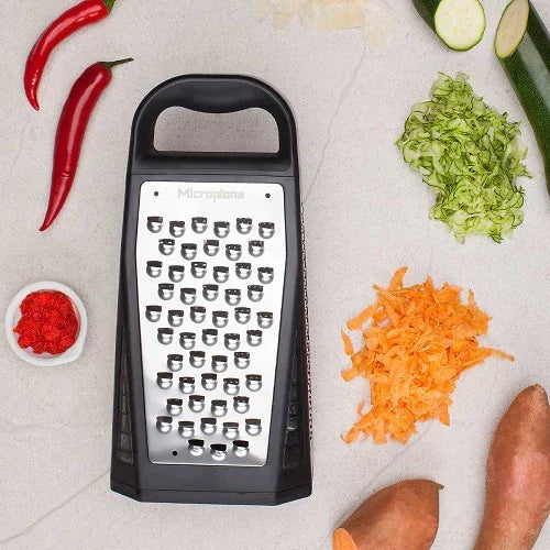 Microplane Elite Five Blade Box Grater with Measuring Cup - Marcel’s Culinary Experience