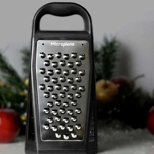 Microplane Elite Five Blade Box Grater with Measuring Cup - Marcel’s Culinary Experience