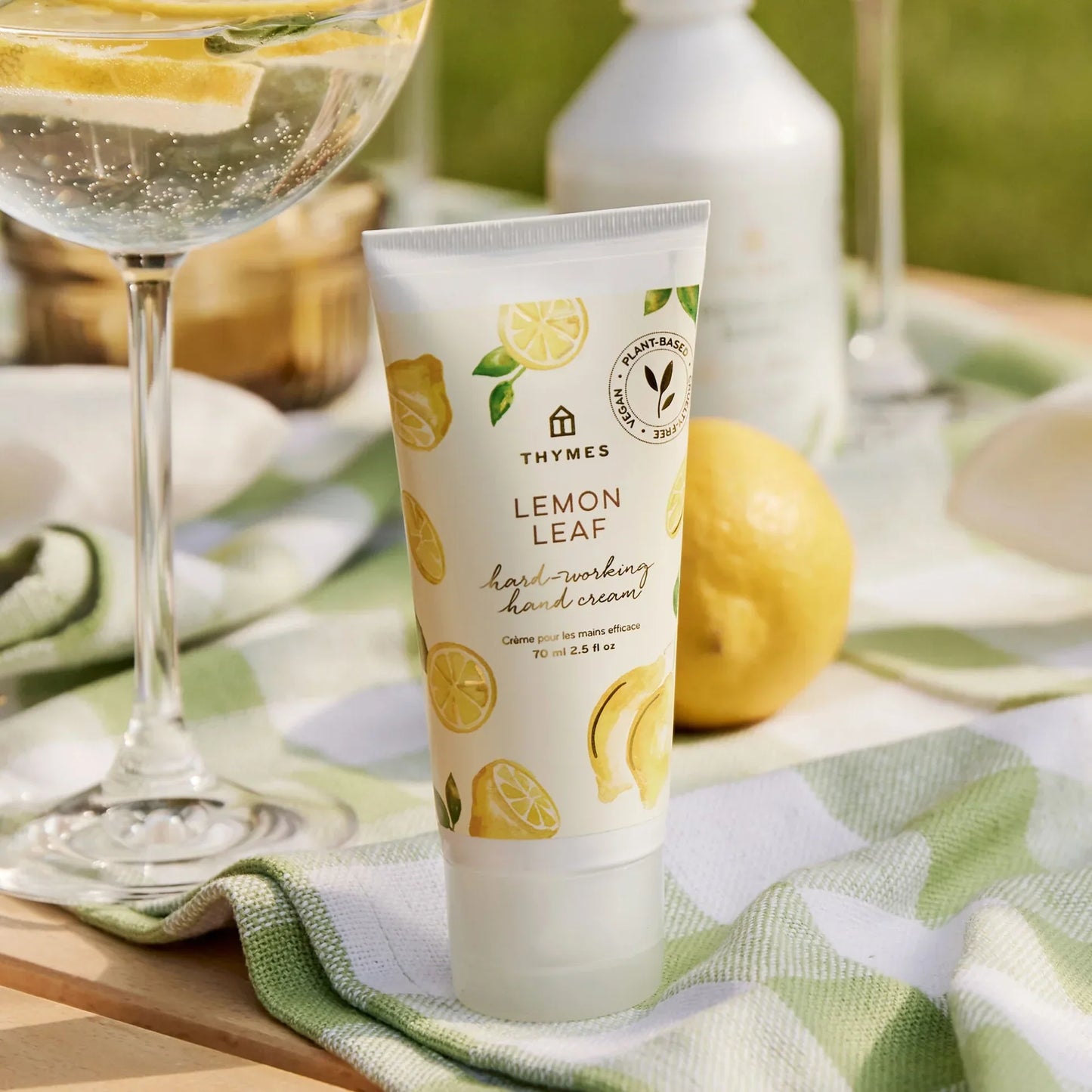 Thymes Lemon Leaf Hard-working Hand Cream 2.5 oz
