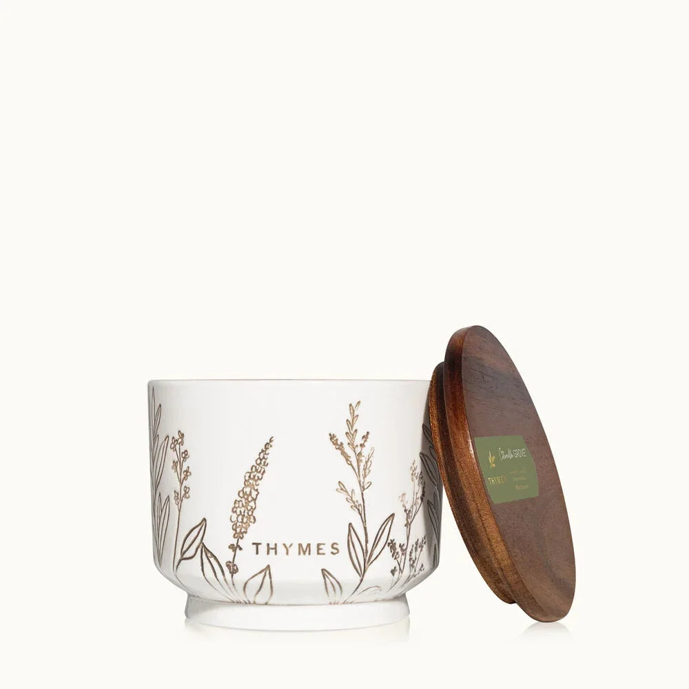Thymes Outdoor Oasis Citronella Grove Large Candle - Marcel’s Culinary Experience