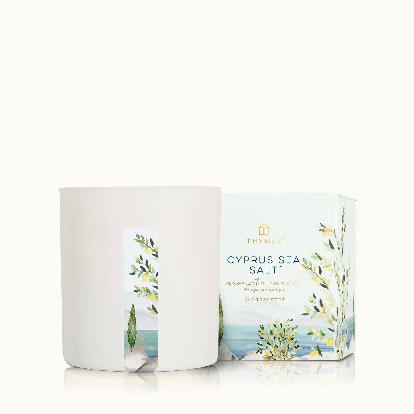 Thymes Cyprus Sea Salt Poured Candle 8oz - Marcel’s Culinary Experience