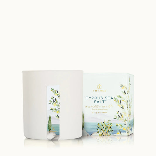 Thymes Cyprus Sea Salt Poured Candle 8oz - Marcel’s Culinary Experience