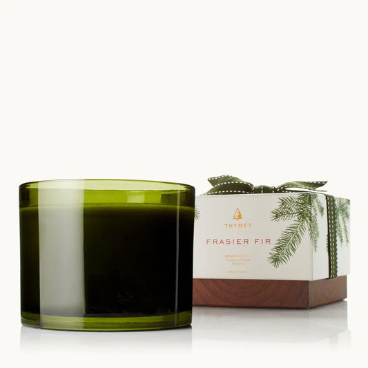 Thymes Frasier Fir Green 3-Wick Candle 17oz - Marcel’s Culinary Experience
