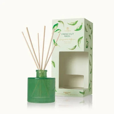 Thymes Fresh-Cut Basil Petite Reed Diffuser - Marcel’s Culinary Experience