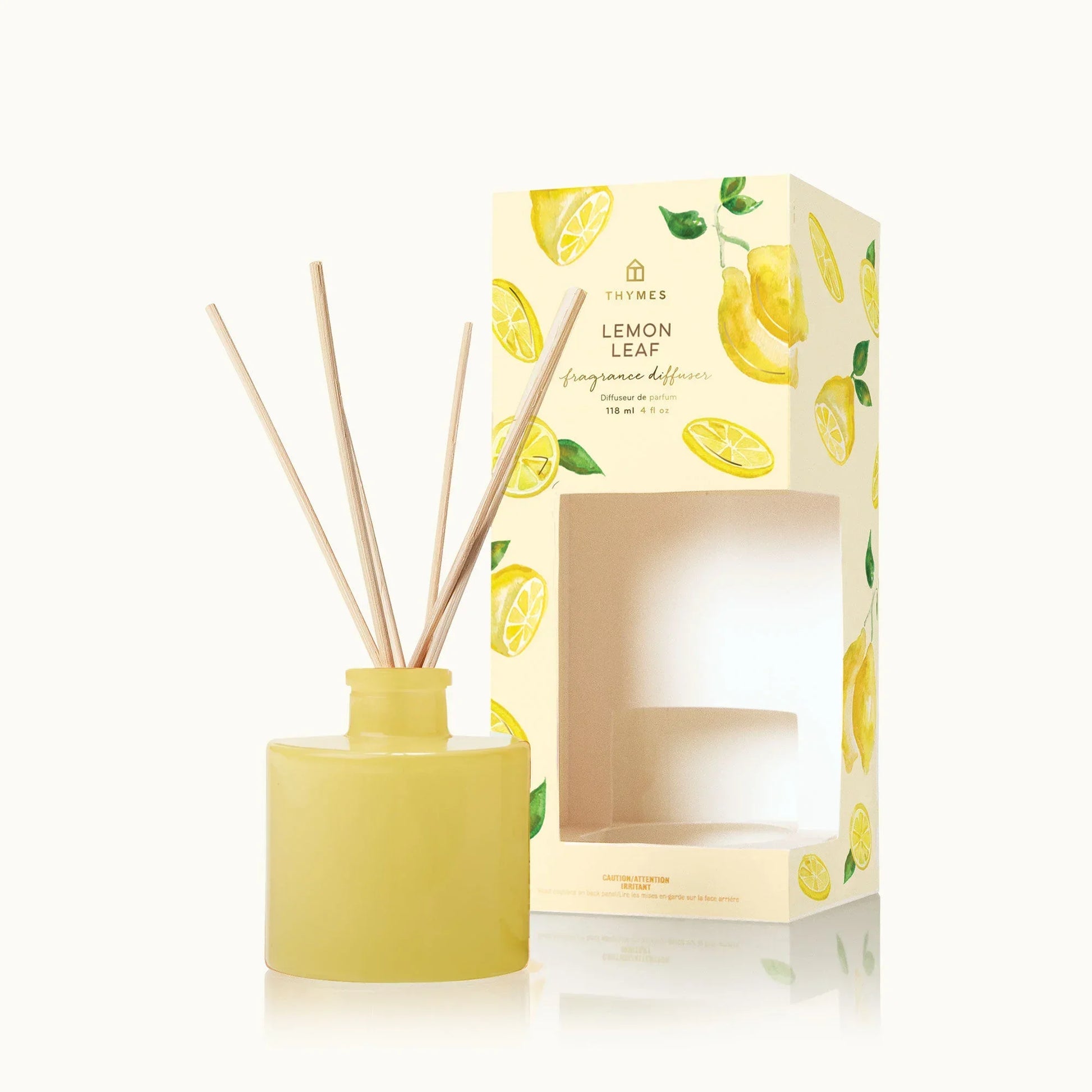 Thymes Lemon Leaf Petite Reed Diffuser 4oz - Marcel’s Culinary Experience