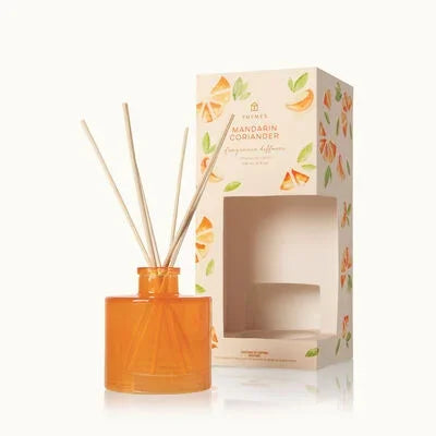 Thymes Mandarin Coriander Petite Reed Diffuser 4oz - Marcel’s Culinary Experience