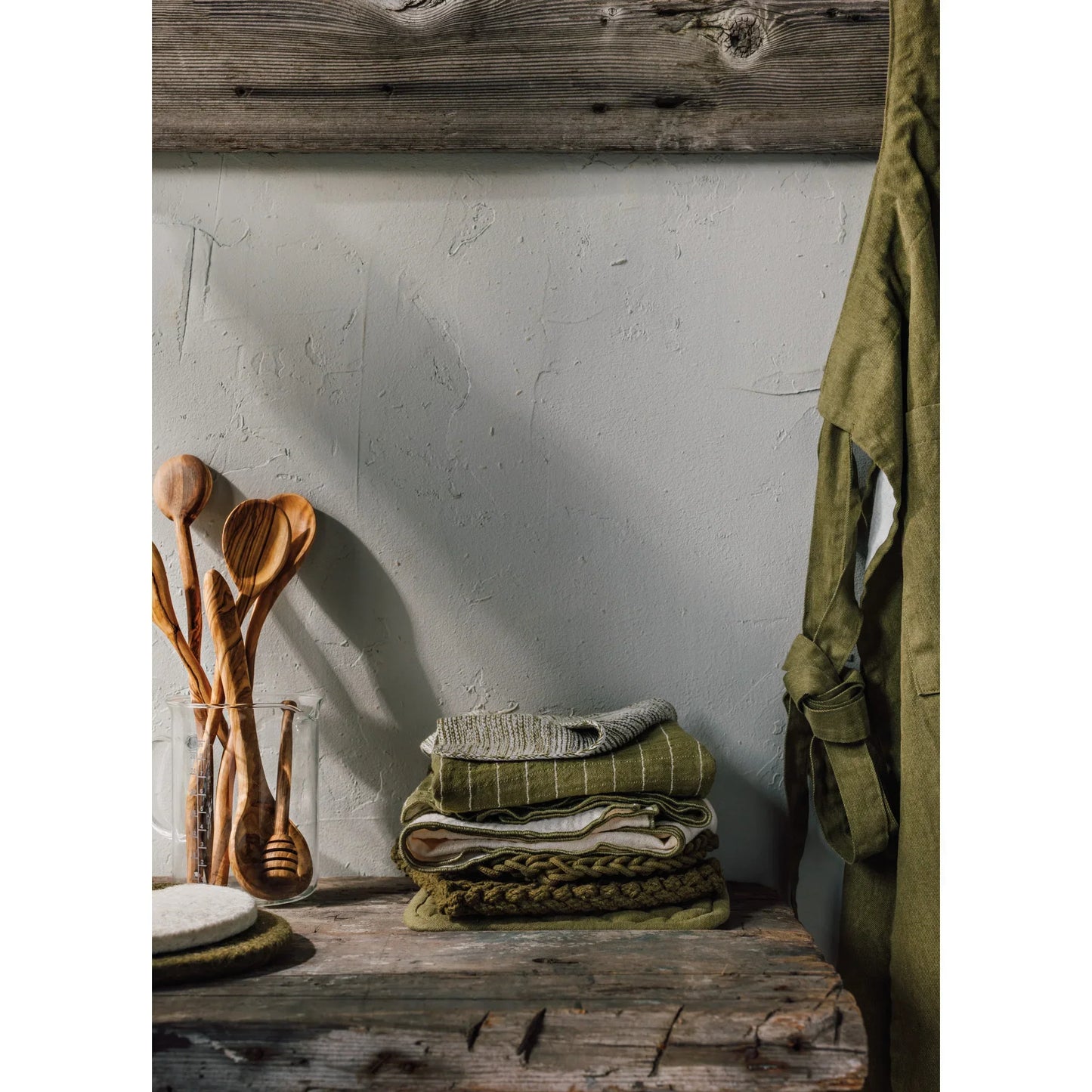 Stonewash Olive Branch Potholder - Marcel’s Culinary Experience
