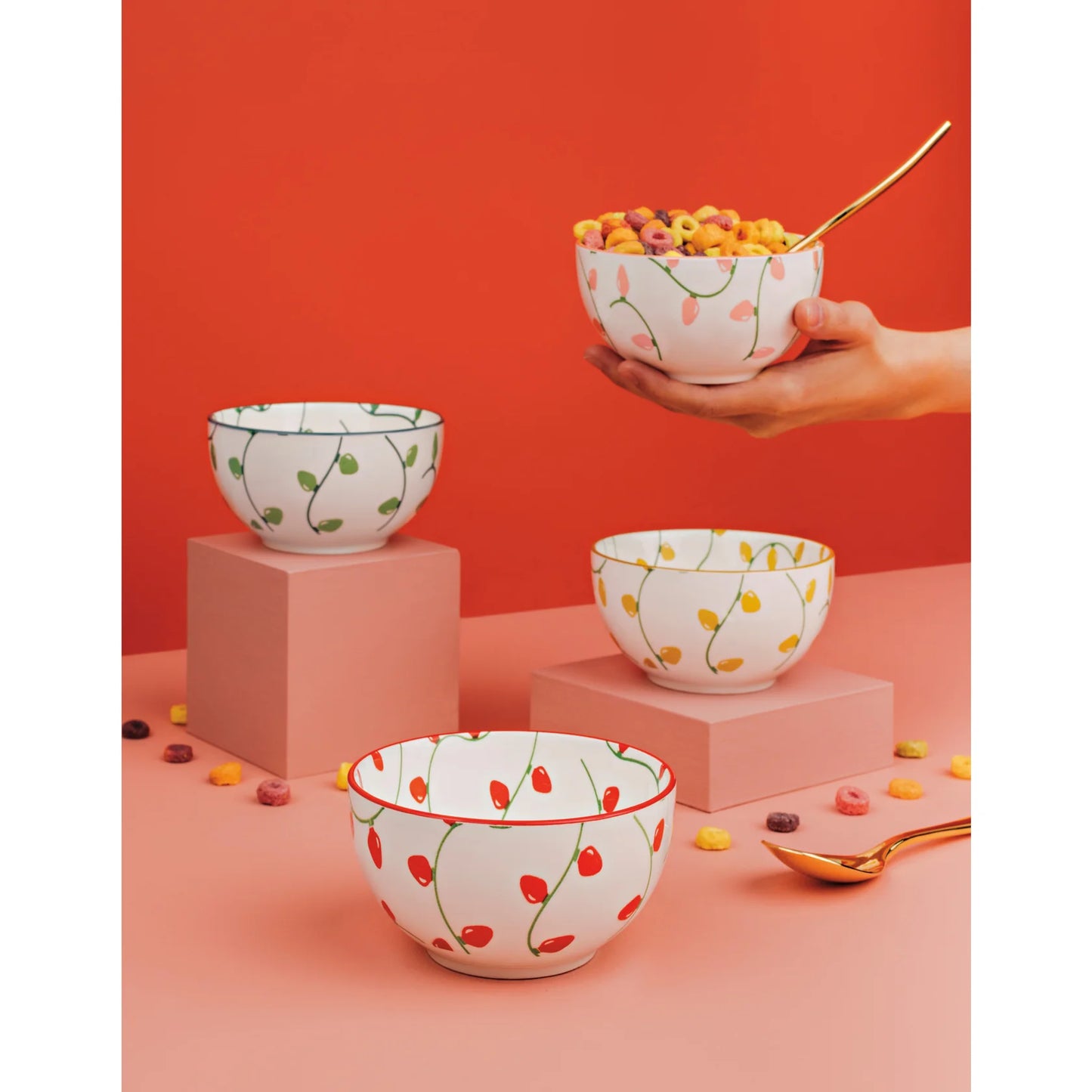 Holiday Glow Christmas Bowls