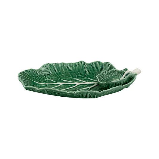 Bordallo Pinheiro Cabbage Leaf with Small Bowl 11" - Marcel’s Culinary Experience