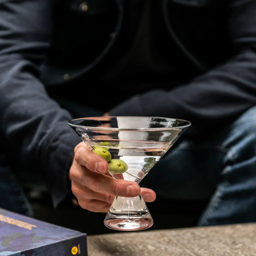 Simon Pearce Westport Stemless Martini - Marcel’s Culinary Experience