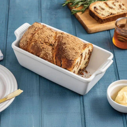 Le Creuset Heritage Loaf Pan - White - Marcel’s Culinary Experience