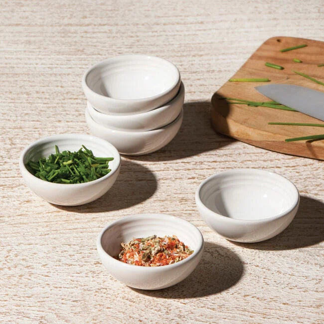 Le Creuset Vancouver Pinch Bowls, Set of 6 - White