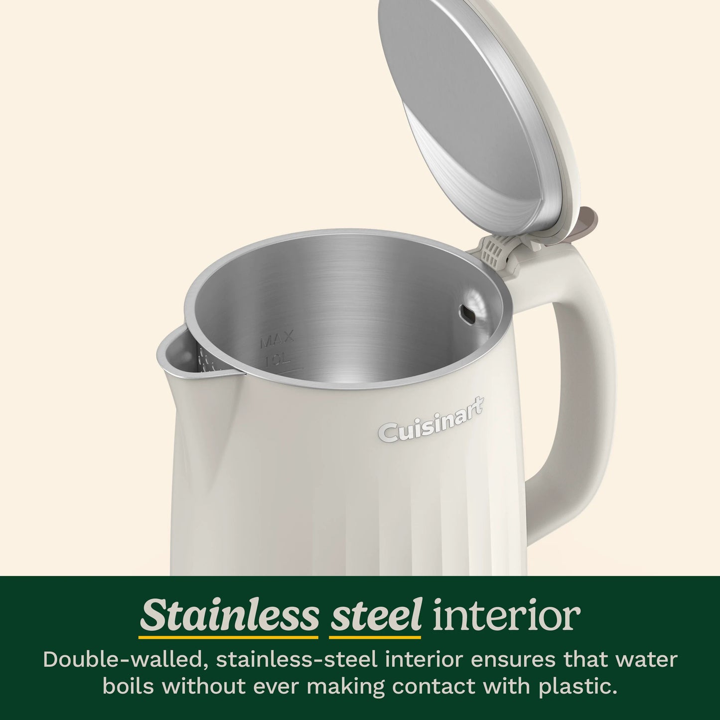 Cuisinart Soho™ 1-Liter Double-Wall Electric Kettle - White