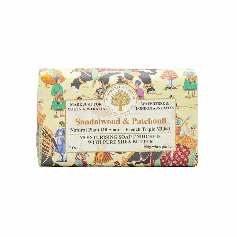 Wavertree & London Sandalwood & Patchouli Soap Bar 200g - Marcel’s Culinary Experience