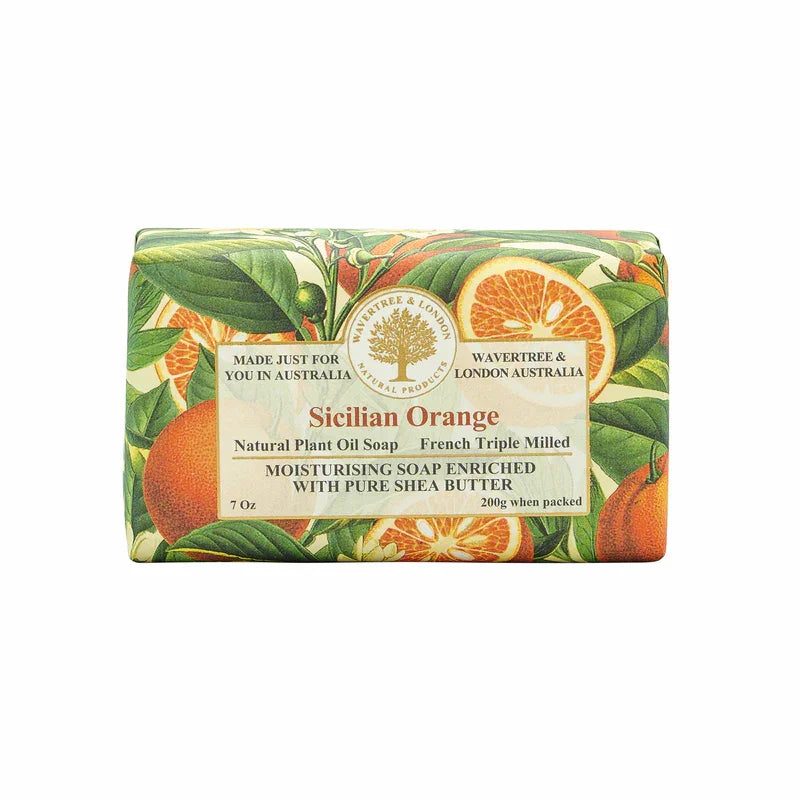 Wavertree & London Sicilian Orange Luxury Soap Bar - Marcel’s Culinary Experience