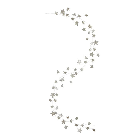 Star Shaped Garland with Glitter - Marcel’s Culinary Experience