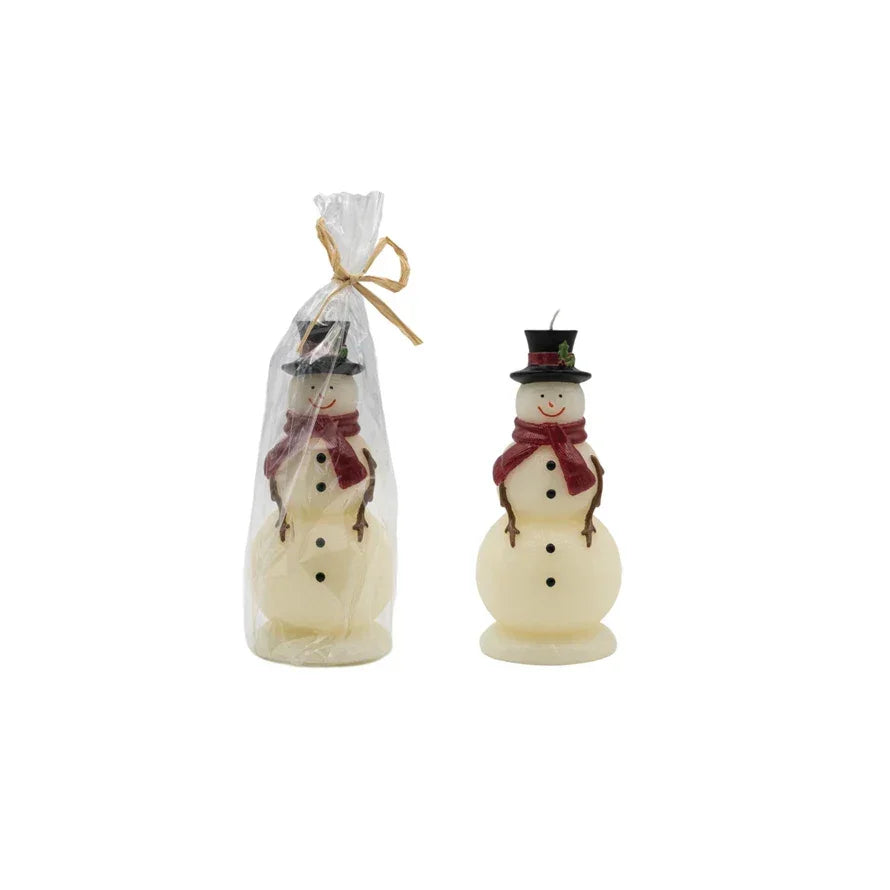 Snowman Shaped Candle - Marcel’s Culinary Experience
