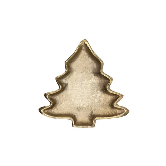 Tree Shaped Dish, Gold Finish - Marcel’s Culinary Experience