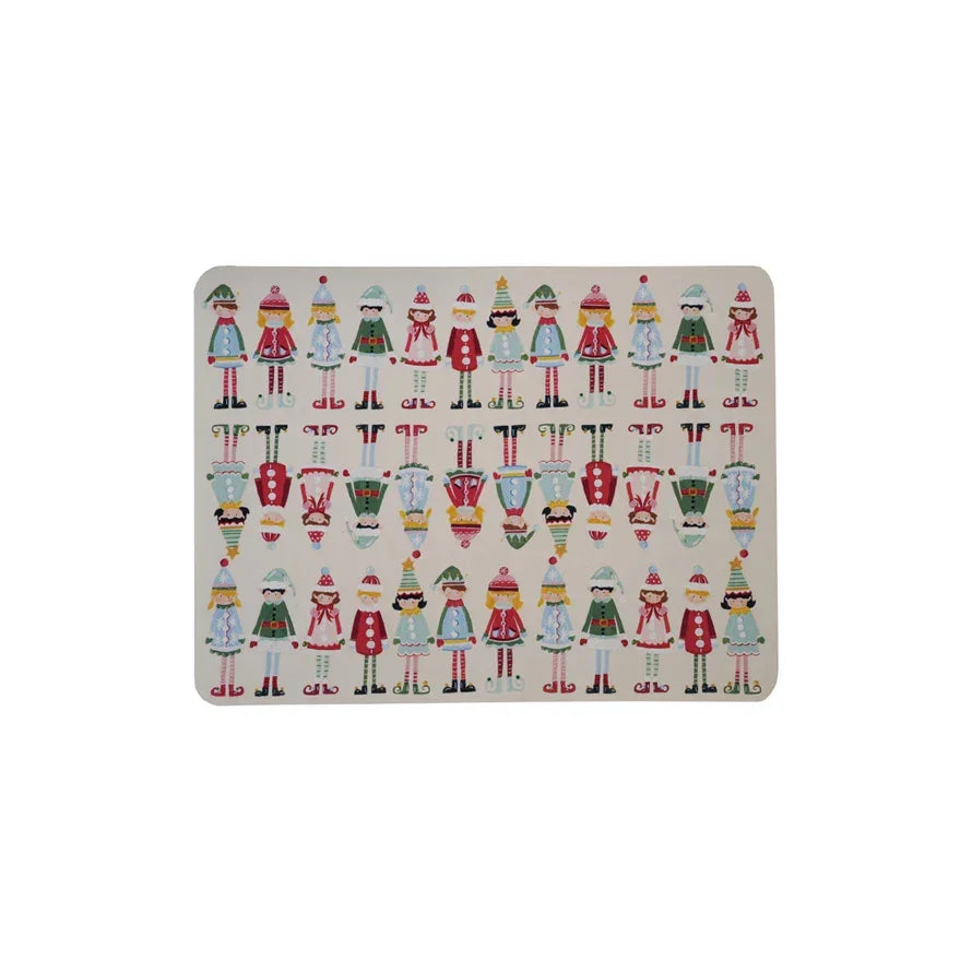 Silicone Non-Slip Baking Mat with Santa's Elves - Marcel’s Culinary Experience