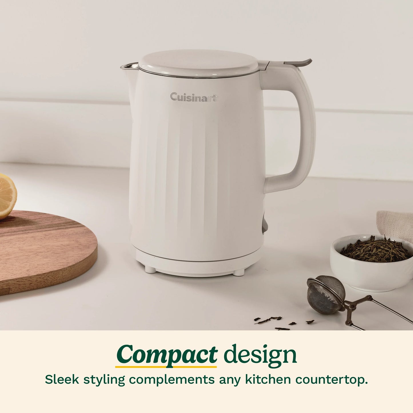 Cuisinart Soho™ 1-Liter Double-Wall Electric Kettle - White