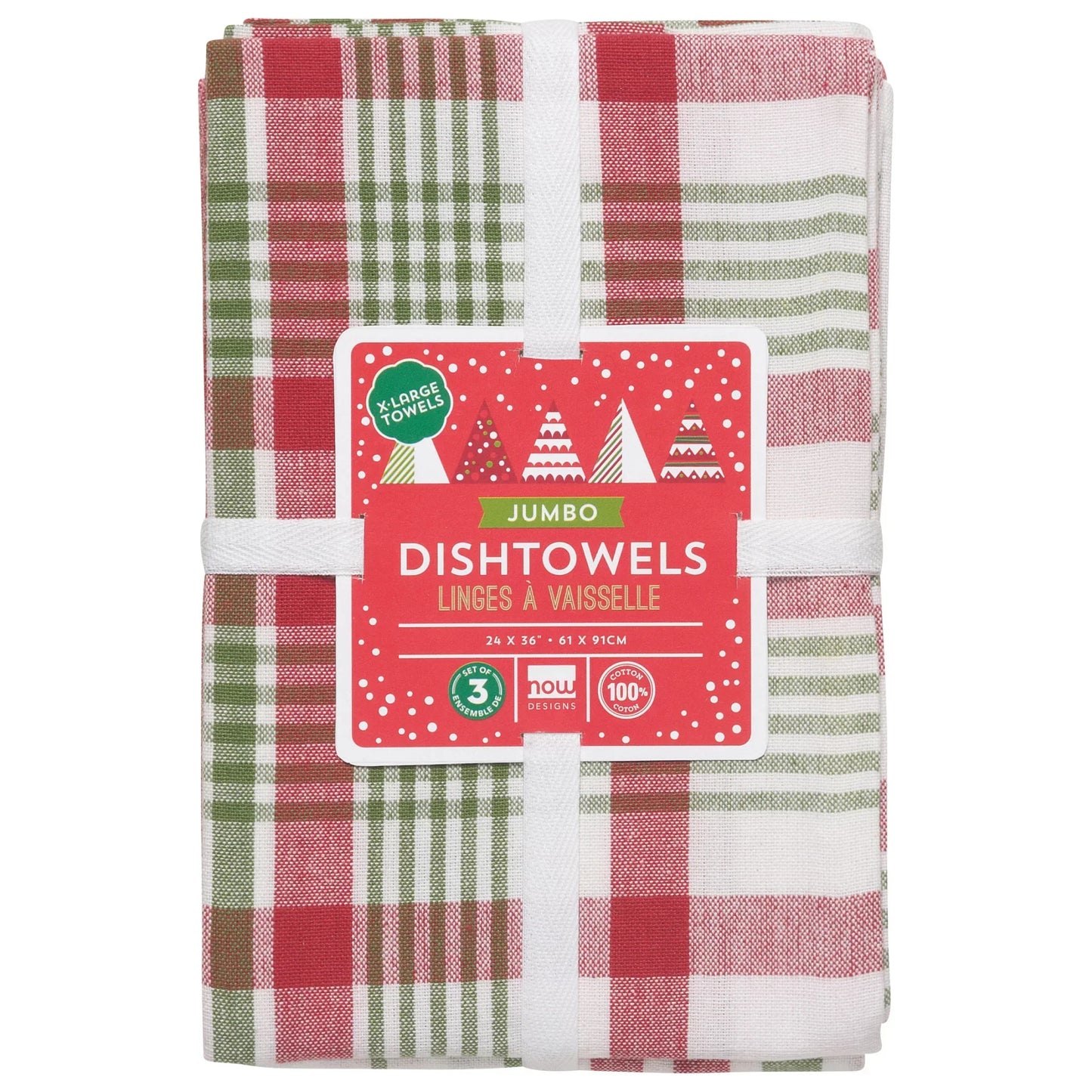 Jumbo Holiday Dishtowels Set of 3 - Marcel’s Culinary Experience