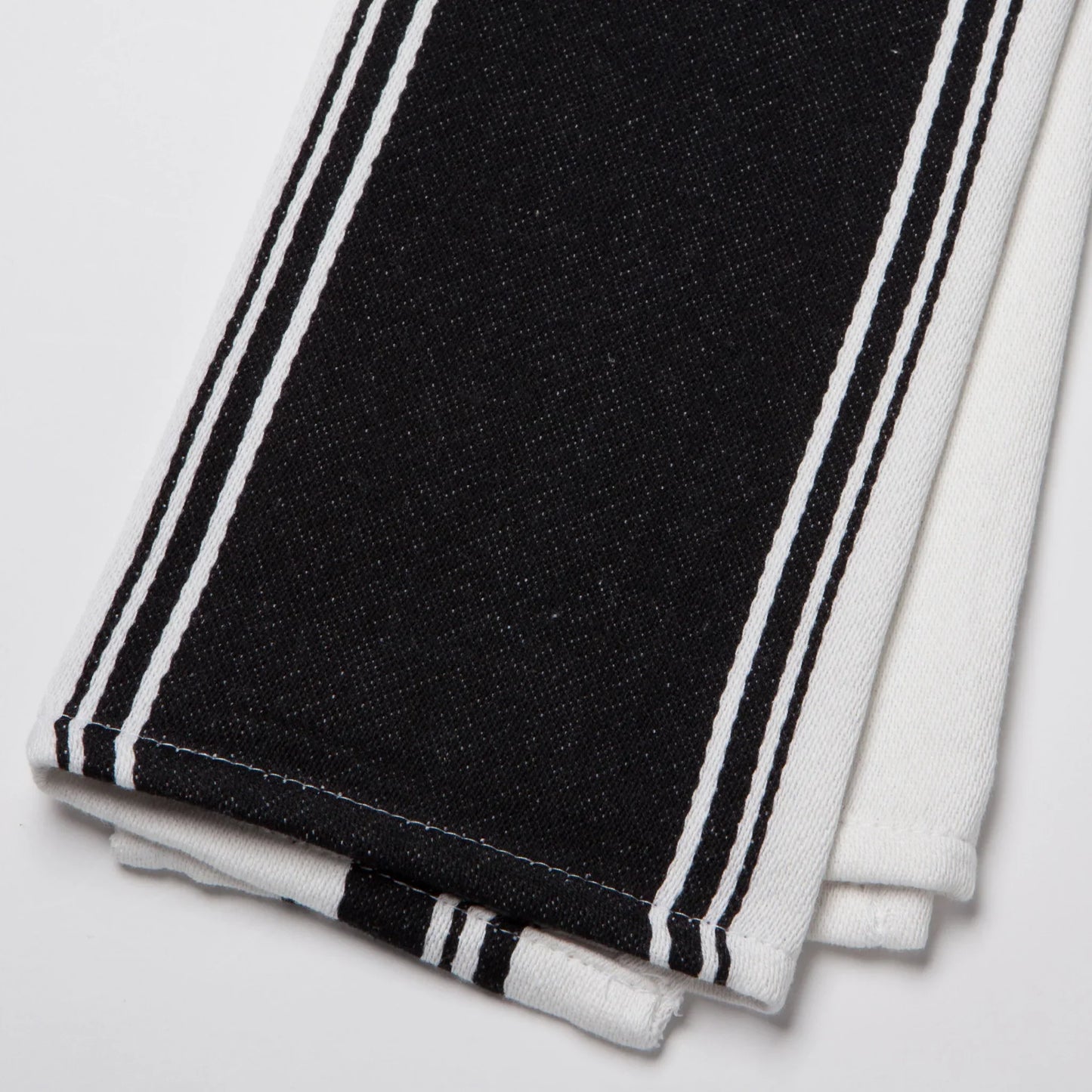 Symmetry Black Dishtowel - Marcel’s Culinary Experience