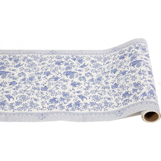 Hester & Cook Blue Regal Peacock Table Runner - Marcel’s Culinary Experience