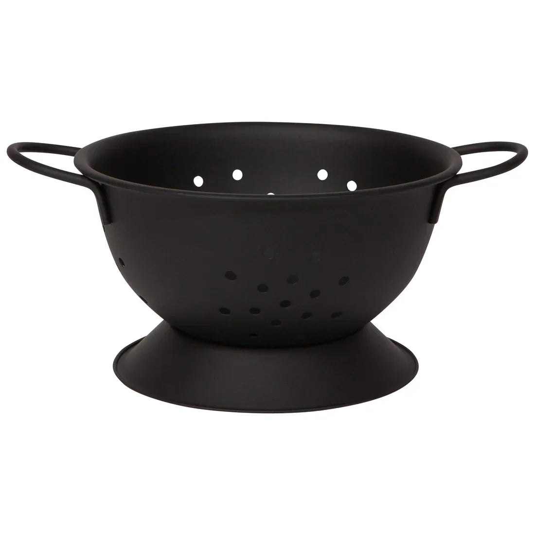 Matte Steel Black Colander Small - Marcel’s Culinary Experience