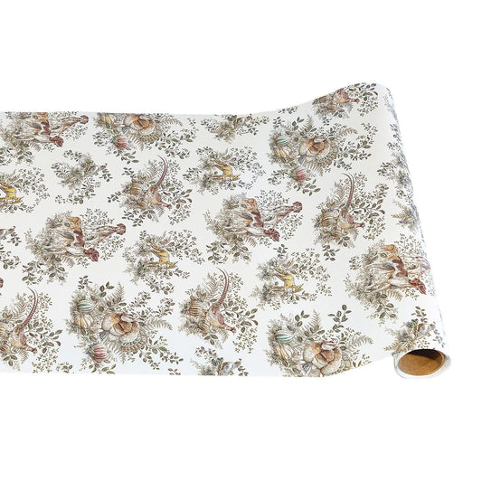 Hester & Cook Harvest Toile Paper Table Runner