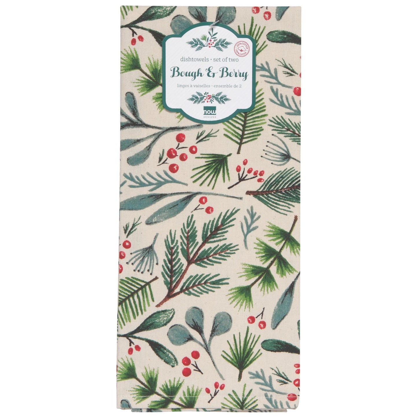 Bough & Berry Coordinated Dishtowels Set of 2