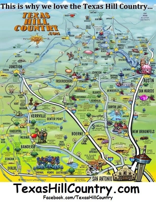 texas hill country map